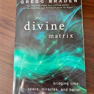Gregg Braden "The Divine Matrix" - Teal & Black Cover